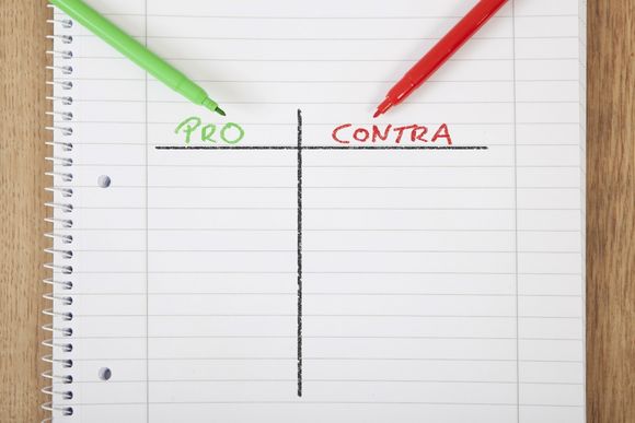 Entscheidungshilfe – Pro- und Contra-Liste Entscheidungshilfe – Pro- und Contra-Liste