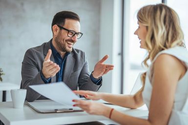 Jobsharing - Mann und Frau Jobsharing - Mann und Frau