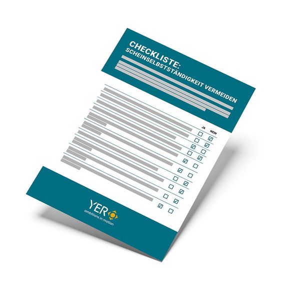 Scheinselbstständigkeit vermeiden: Checkliste