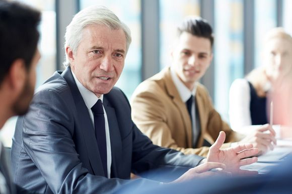 Meeting Arbeit Kollegen